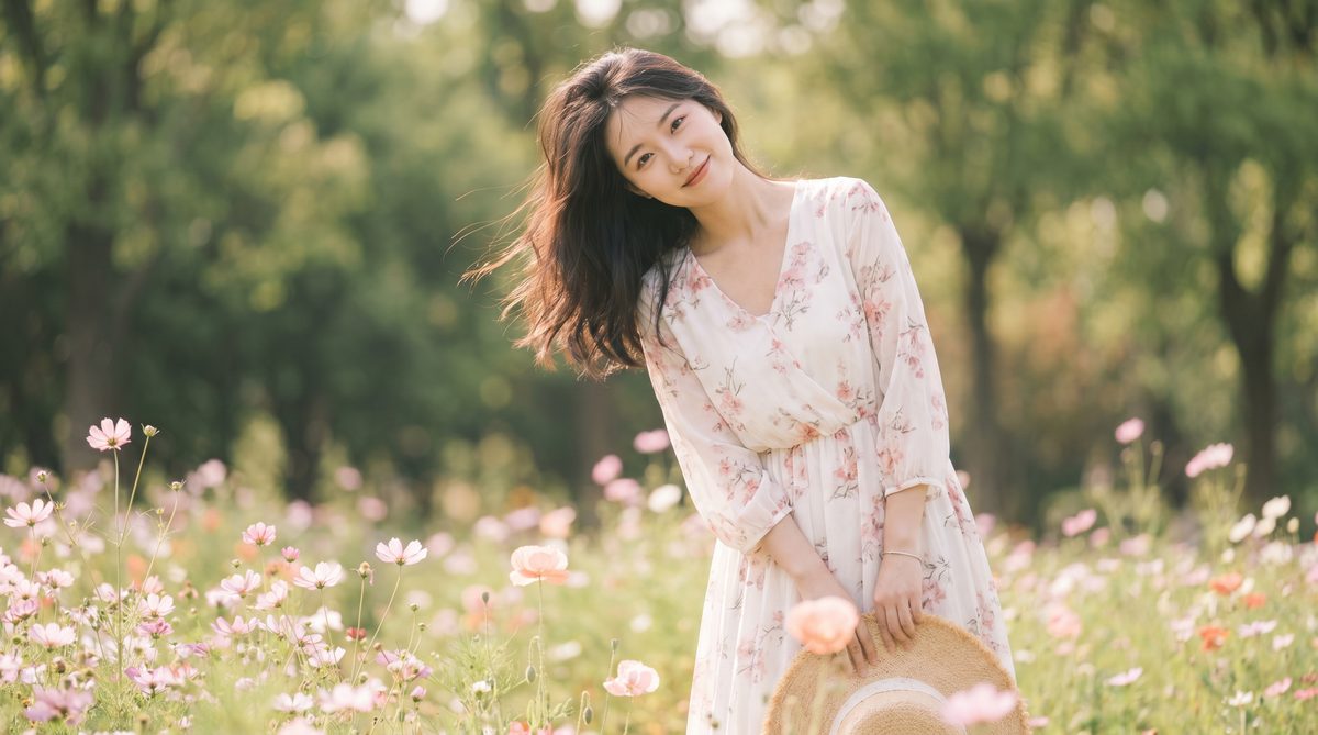 海角网海角网美少女写真视频《花间物语》